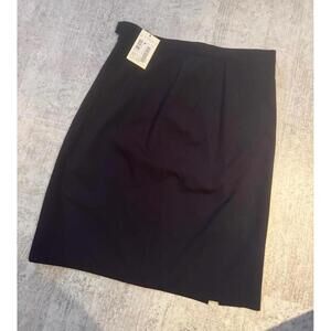 Vintage NWT Giorgio Armani Navy Women's Wool/Elastane Skirt Size 12